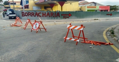 Obras nas ruas do Jardim América, em Campo Limpo, sofrem com vandalismo Obras nas ruas do Jardim América, em Campo Limpo, sofrem com vandalismo