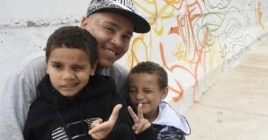 Muro de proteção do São Camilo recebe as cores do grafite Muro de proteção do São Camilo recebe as cores do grafite
