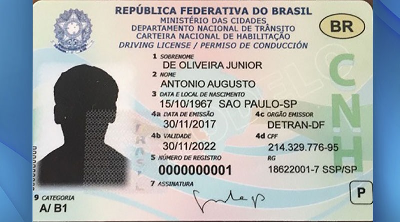 CNH será igual a cartão bancário  JORNAL DA REGIÃO