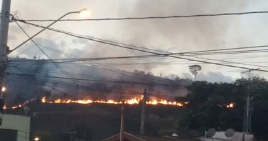 Morro do Marco Leite tem mais um incêndio Morro do Marco Leite tem mais um incêndio