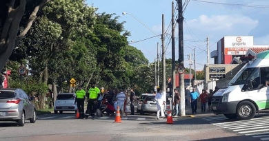 Idosa atropelada na Samuel Martins Idosa atropelada na Samuel Martins