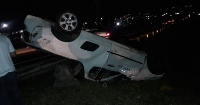 Morre motorista que capotou picape na Rodovia Dom Gabriel Morre motorista que capotou picape na Rodovia Dom Gabriel