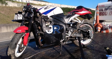 Motociclista é socorrido para Franco, após acidente Motociclista é socorrido para Franco, após acidente